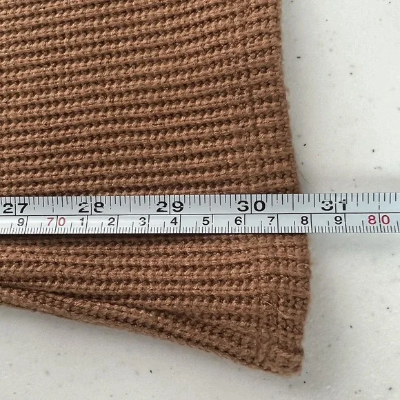 ZENANA‎ Wide Leg Lounge Pants Womens Sz S Deep Camel Waffle Knit Pull On Comfort - Picture 13 of 13